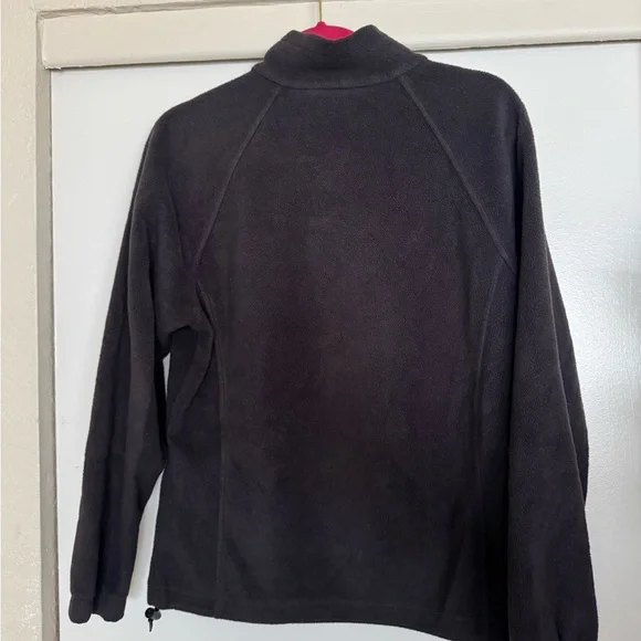 EUC Women’s Columbia Heavenly Lake Tahoe Black Fleece Zip Up Jacket Size Small - Picture 5 of 6